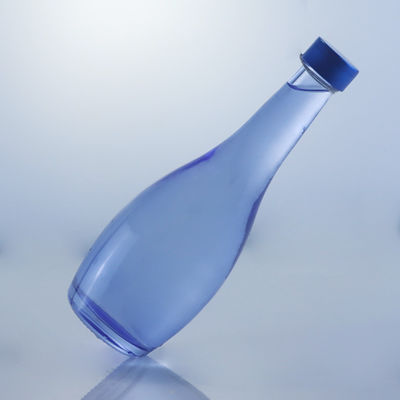 Collier de verre Design unique 2022 Bouteille bleue vide et claire pour Gin Whisky Rum Tequila Brandy