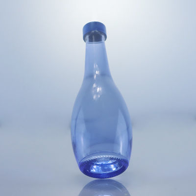 Collier de verre Design unique 2022 Bouteille bleue vide et claire pour Gin Whisky Rum Tequila Brandy