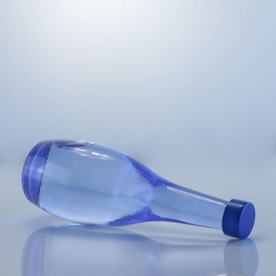 Collier de verre Design unique 2022 Bouteille bleue vide et claire pour Gin Whisky Rum Tequila Brandy