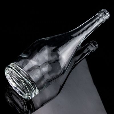 Estampage à chaud personnalisé 700 ml 750 ml Bouteille en verre pour le whisky Gin Vodka Rum Liquor