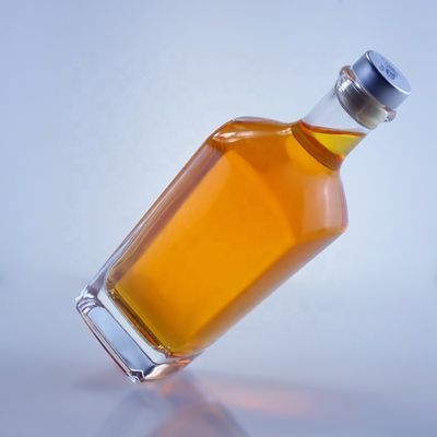 750 ml de vernis clair bouteille en verre pour alcool liquide unique whisky liquide vodka rhum tequila