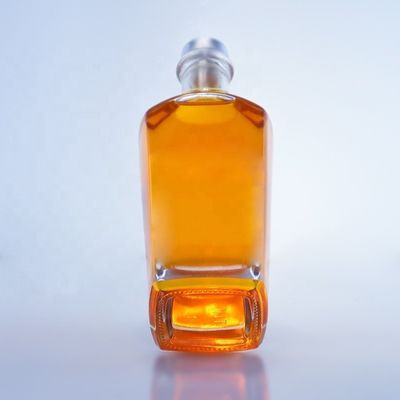 750 ml de vernis clair bouteille en verre pour alcool liquide unique whisky liquide vodka rhum tequila