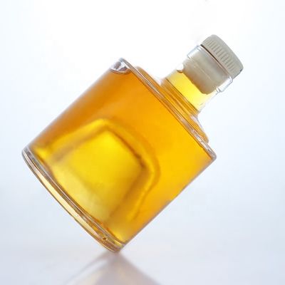 Élégante bouteille de 500 ml 750 ml 1000 ml en verre de flint pour le whisky Vodka Champagne Tequila
