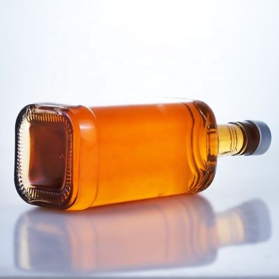 Bouteille en verre à visque à cognac à vin, spiritueux, alcoolisés, champagne, alcool, liqueur OEM