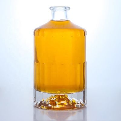 500 ml 700 ml 750 ml Flint Glass Spirit Gin Whisky Vodka Brandy Liquor Bouteille avec liège