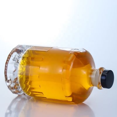 500 ml 700 ml 750 ml Flint Glass Spirit Gin Whisky Vodka Brandy Liquor Bouteille avec liège