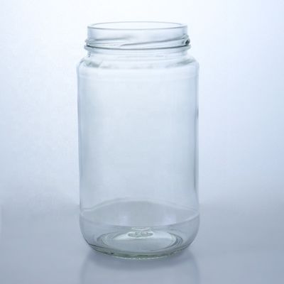 Bouchon à vis de vin élégante 410 ml 500 ml bouteille en verre transparent pour salade sauce au piment ketchup