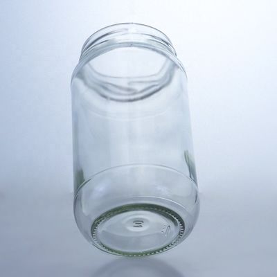 Bouchon à vis de vin élégante 410 ml 500 ml bouteille en verre transparent pour salade sauce au piment ketchup