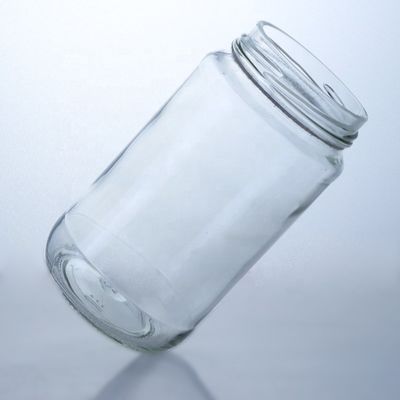Bouchon à vis de vin élégante 410 ml 500 ml bouteille en verre transparent pour salade sauce au piment ketchup