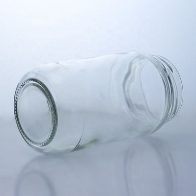 Bouchon à vis de vin élégante 410 ml 500 ml bouteille en verre transparent pour salade sauce au piment ketchup