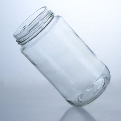 Bouchon à vis de vin élégante 410 ml 500 ml bouteille en verre transparent pour salade sauce au piment ketchup