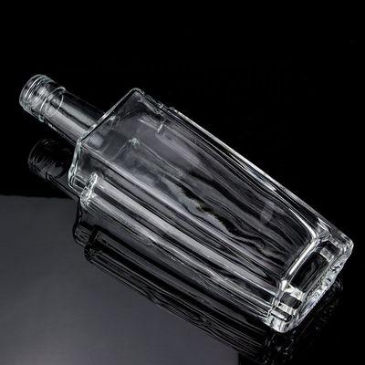 500 ml 700 ml 750 ml bouteille en verre de flint pour le gin et le rhum de champagne