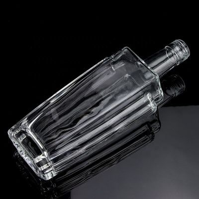 500 ml 700 ml 750 ml bouteille en verre de flint pour le gin et le rhum de champagne