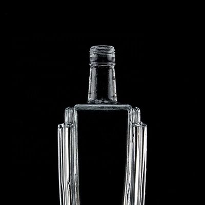 500 ml 700 ml 750 ml bouteille en verre de flint pour le gin et le rhum de champagne