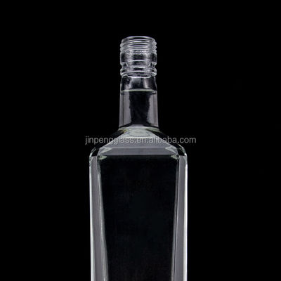 Bouteille vide en verre 500 ml 750 ml 1000 ml en forme spéciale pour vodka whisky gin rhum