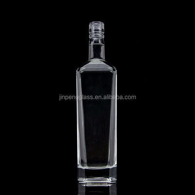 Bouteille vide en verre 500 ml 750 ml 1000 ml en forme spéciale pour vodka whisky gin rhum