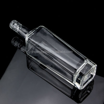 Bouteille vide en verre 500 ml 750 ml 1000 ml en forme spéciale pour vodka whisky gin rhum