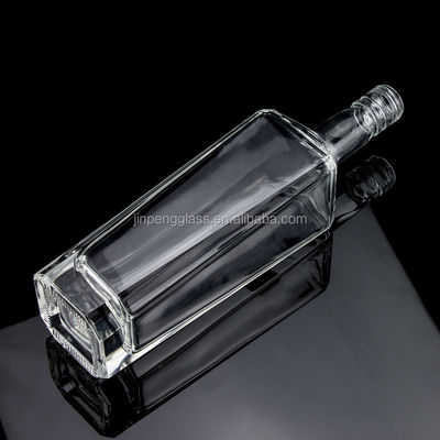 Bouteille vide en verre 500 ml 750 ml 1000 ml en forme spéciale pour vodka whisky gin rhum