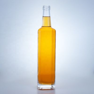 500 ml 750 ml Bouteilles carrées de whisky et de vodka pour les bouteilles de tequila en verre