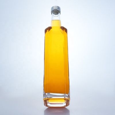 500 ml 750 ml Bouteilles carrées de whisky et de vodka pour les bouteilles de tequila en verre