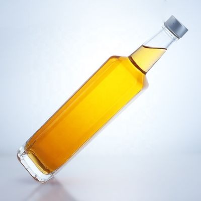 500 ml 750 ml Bouteilles carrées de whisky et de vodka pour les bouteilles de tequila en verre