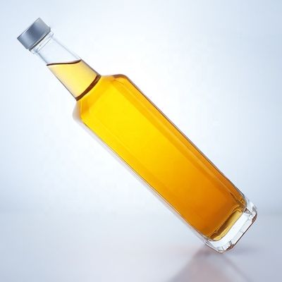500 ml 750 ml Bouteilles carrées de whisky et de vodka pour les bouteilles de tequila en verre