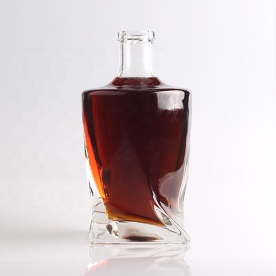 Bouteille en verre transparent de 750 ml/1000 ml pour le champagne