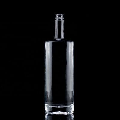Bouteilles en verre de 1750 ml à 1000 ml pour alcool Bouteille de vodka ronde sur mesure Utilisation polyvalente