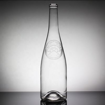 Bouteille de vodka en verre décalée 1 litre 1,75 litre vide 500 ml 700 ml 750 ml bouteille de champagne
