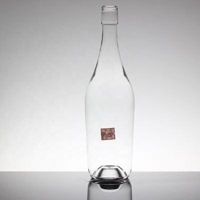 Bouteille de vodka en verre décalée 1 litre 1,75 litre vide 500 ml 700 ml 750 ml bouteille de champagne