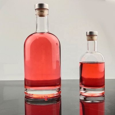 Bouteille en verre de 70cl à 75cl avec logo personnalisé