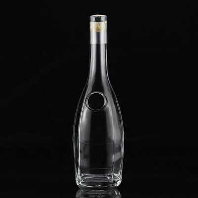Bouteille d'alcool de saké japonais élégant 500 ml Verre distinctif avec bouchon d'étanchéité