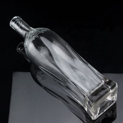 750 ml Super Flint Bouteille en verre à base de rhum à base de vodka avec liqueur