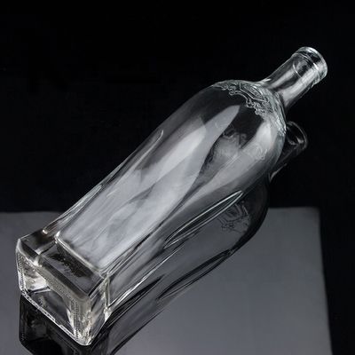 750 ml Super Flint Bouteille en verre à base de rhum à base de vodka avec liqueur