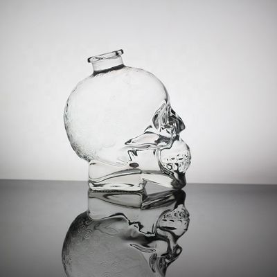 Exquis glace glacée crâne bouteille de visage pour la surface de traitement de décal liqueur