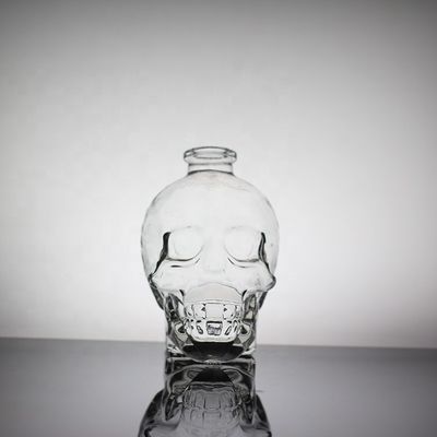 Exquis glace glacée crâne bouteille de visage pour la surface de traitement de décal liqueur