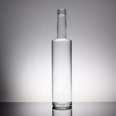 Bouteille transparente ou personnalisée Couleur personnalisée Bouteille en verre de vodka pour les commandes en vrac