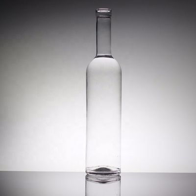 Bouteille transparente ou personnalisée Couleur personnalisée Bouteille en verre de vodka pour les commandes en vrac