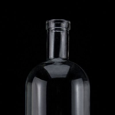 Matériau de base Bouteille en verre 500 ml 700 ml 750 ml avec joint de liège et forme ronde