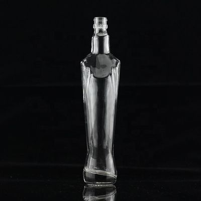 Bouteille en verre pour boissons industrielles, parfaite pour le whisky, la vodka, le rhum et la tequila