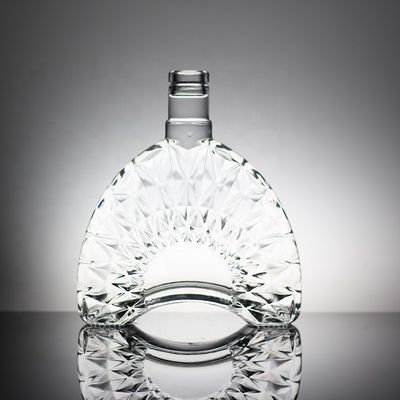 Bouteille en verre en forme de bombe de 500 ml pour emballage de boissons alcoolisées personnalisé