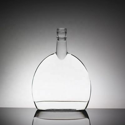 Bouteille en verre en forme de bombe de 500 ml pour emballage de boissons alcoolisées personnalisé