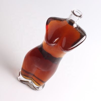 Collier en verre 75cl Bouteille en verre en forme de corps de femme pour le vin Liquore Vodka Design créatif