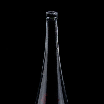 Impression à écran en forme de cône Vodka Whisky Liquor Bouteille en verre 750 ml avec verre Super Flint